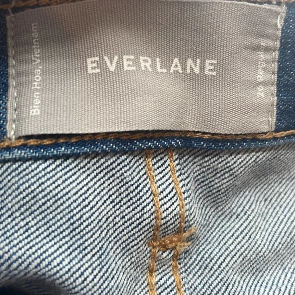 EVERLANE medium wash slim fit jeans 98% cotton sz 26 regular